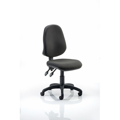 Eclipse 2 Lever Task Operator Chair Black fabric