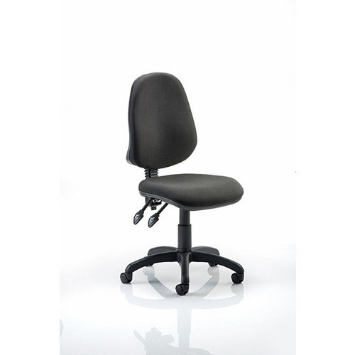 Eclipse 2 Lever Task Operator Chair Black fabric