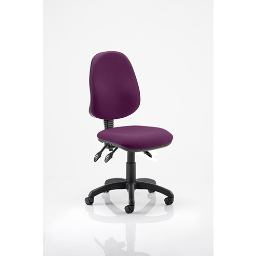 Eclipse 3 Lever Task Operator Chair Tansy Purple fabric