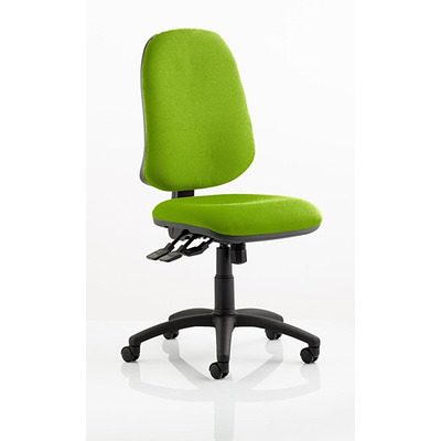 Eclipse XL 3 Lever Task Operator Chair Myrrh Green fabric