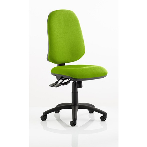 Eclipse XL 3 Lever Task Operator Chair Myrrh Green fabric