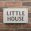 Image of Limestone House Sign 2 line 35.5 x 20cm