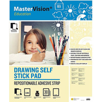 Image of Bi-Office Self-Stick Drawing Pads Pack of 2
