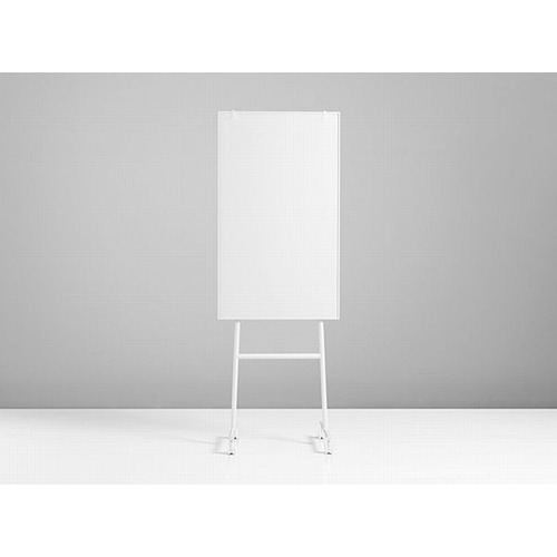 ONE Mobile Flip Chart Easel White