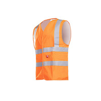 Image of Sioen 307A Hellisan Anti Static FR Orange High Vis Vest