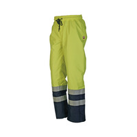 Image of Sioen 5729 Gladstone High Vis Yellow FR AST Rain Trousers