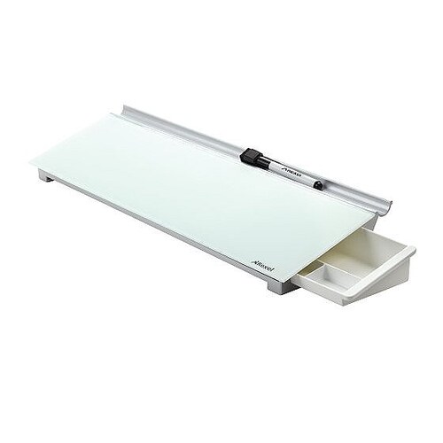 Nobo Glass Desktop Whiteboard Pad