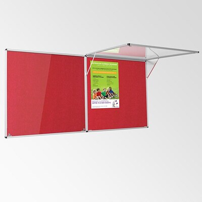 Eco-Colour Resist-a-Flame Corridor Tamperproof Board 900 x 900mm RED
