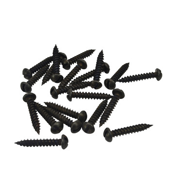 Black Chipboard Screws  25x4.2mm Pack of 20