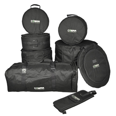 Cobra Padded 8 Piece Drum Set Bags