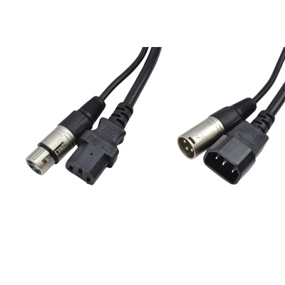 IEC - XLR Combined Cable 5M