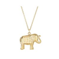 Image of Elephant Charity Necklace - Gold