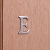 Image of Self Adhesive 40mm Aluminium Letter E