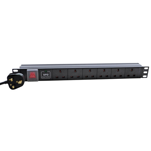 19" Power Distribution Unit with Surge Protection