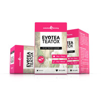 Image of EvoTea Teatox Detox Herbal Weight Loss Slimming Tea - 3 Pouches (90 Tea Bags)