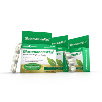 Glucomannan Plus Konjac Appetite Suppressant Capsules - 30 Day Supply (180 Capsules)