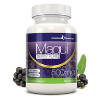 Image of Maqui Berry Antioxidant Supplement 500mg Capsules - 90 Capsules