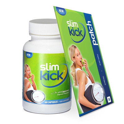 SlimKick Fat Burner & Weight Loss Patch Combo Pack - 1 Month Supply