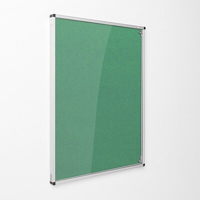Eco-Colour Resist-a-Flame Tamperproof Noticeboard 1200 x 900mm GREEN