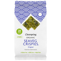 Image of Clearspring Organic Original Seaveg Crispies - 3 Pack