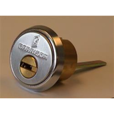 Mul T Lock Garrison Rim Cylinder - Garrison Satin Steel Rim Cylinder