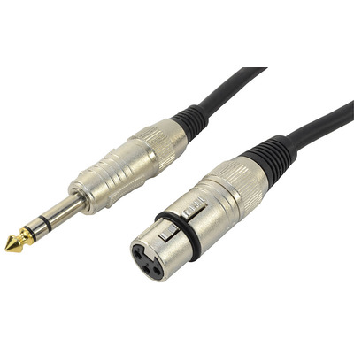 Image of Cobra Cables XLR (F) To Stereo 1/4 inch Jack Lead 10m