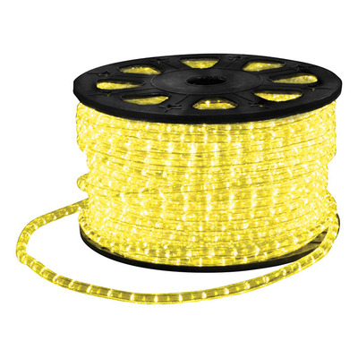 LED Rope Light with Wiring Accessories 45m Yellow