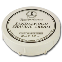 Image of Taylor of Old Bond Street Travel Sandalwood Shaving Cream (60ml)