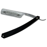 Image of Thiers-Issard Evide Sonnant 6/8 Black Horn Round Nose Cut Throat Razor