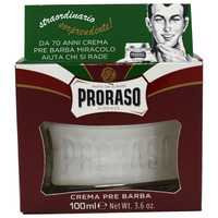 Image of Proraso Sandalwood and Shea Butter Pre and Post Shave Cream (100ml)
