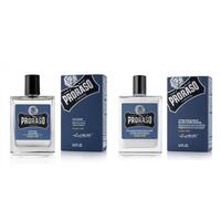 Image of Proraso Azur Lime Cologne and Aftershave Balm Twin Pack 2 x 100ml