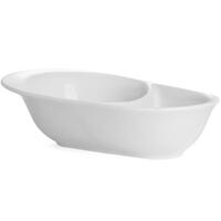 Image of Muhle RN5 White Porcelain Double Section Lathering Bowl