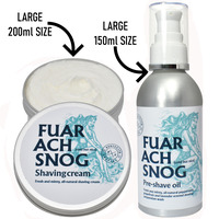 Image of Fuar Ach Snog Minty Shaving Cream and Pre-Shave Oil
