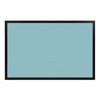 Image of NEW Coloured Cork Board with Black Frame 600 x 450mm TURQUOISE