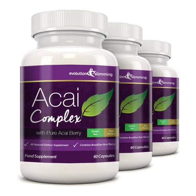 Acai Berry Complex 455mg - 180 Capsules (3 Month Supply)