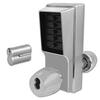 Image of DORMAKABA Series 1000 1041B Knob Operated Digital Lock With Key Override & Passage Set - PB With Cylinder