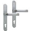 Image of ASEC 92 Lever/Lever UPVC Furniture - 240mm Backplate - White