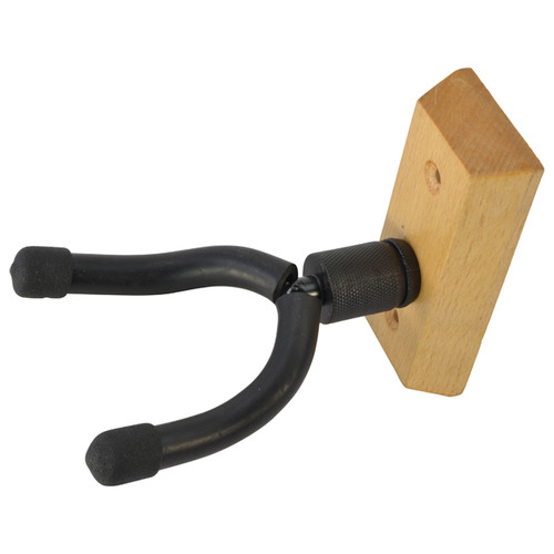 Wall Guitar Hanger Wood Base for Electric, Acoustic & Classic Guitars