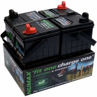 Image of Numax F1C1 Twin 12v Batteries and a Charger - Fit One - Charge One