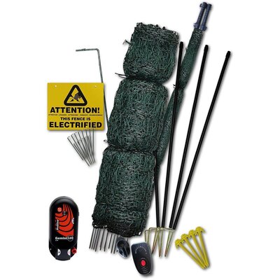 Hotline Deluxe 50m Electric Poultry Netting Kit & Gate System