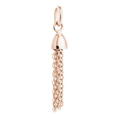 Bespoke Chain Tassel Charm - Rose Gold