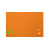 Image of Eco-Sound Unframed Blazemaster Noticeboard 1200 x 1200mm Orange