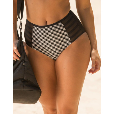 Pour Moi Checkers Control Bikini Brief
