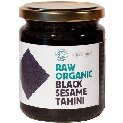 Sun & Seed ORG Raw Black Sesame Tahini 250g