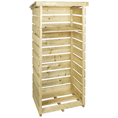 FSC&#174; Mixed Certified Wooden Single Tall Log Store