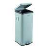 30L Square Retro Kitchen Pedal Bin Heritage Green-306684