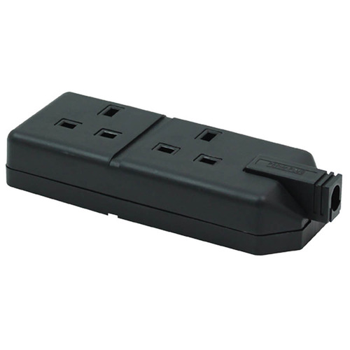 13A Heavy Duty Mains Socket 2 Gang