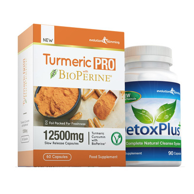 Turmeric Pro with BioPerine® & DetoxPlus Combo Pack - 1 Month Supply