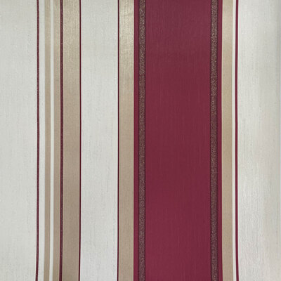 Synergy Stripe Wallpaper Rich Red Vymura M0803