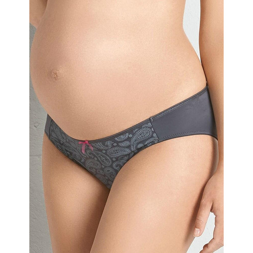 Anita Maternity Paisley Brief - Anthracite